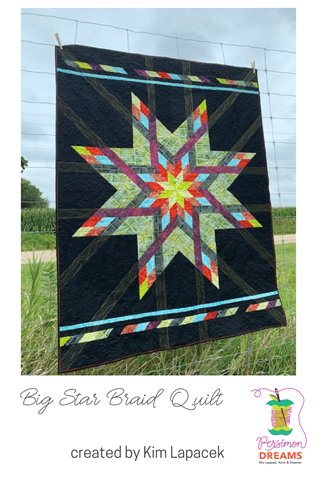 Big Star Braid with Island Batik Fabrics by Kim Lapacek